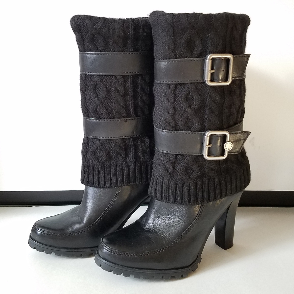 Marc Fisher Leather and Textile Boots/Booties